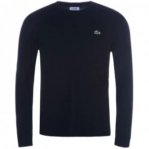 Image of Lacoste Sleeve T Shirt - Navy 166