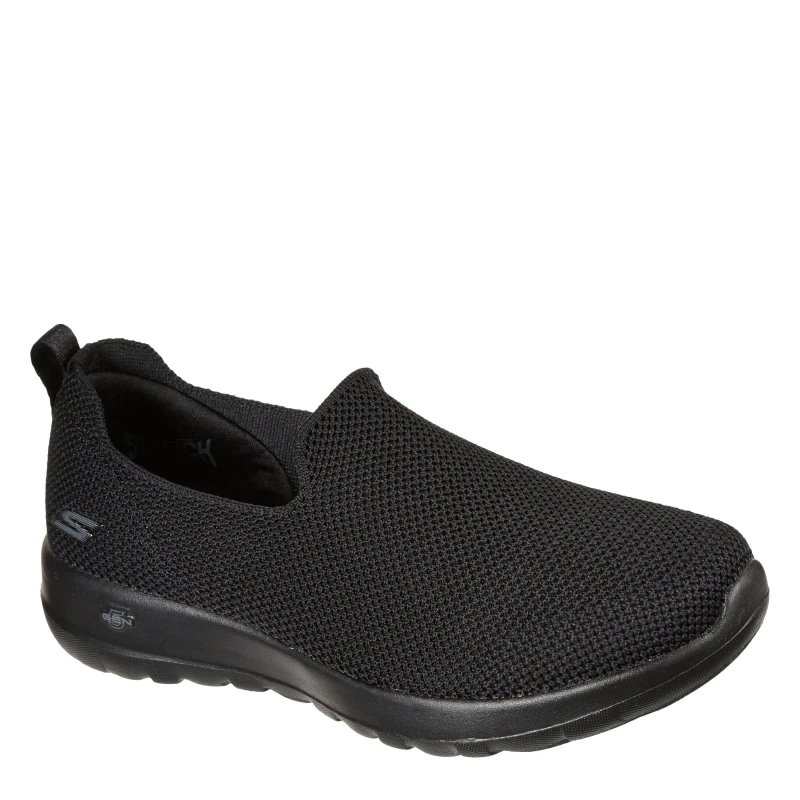 Image of Skechers Go Walk Joy Slip On Trainers Womens Triple Black female 3 (36)
