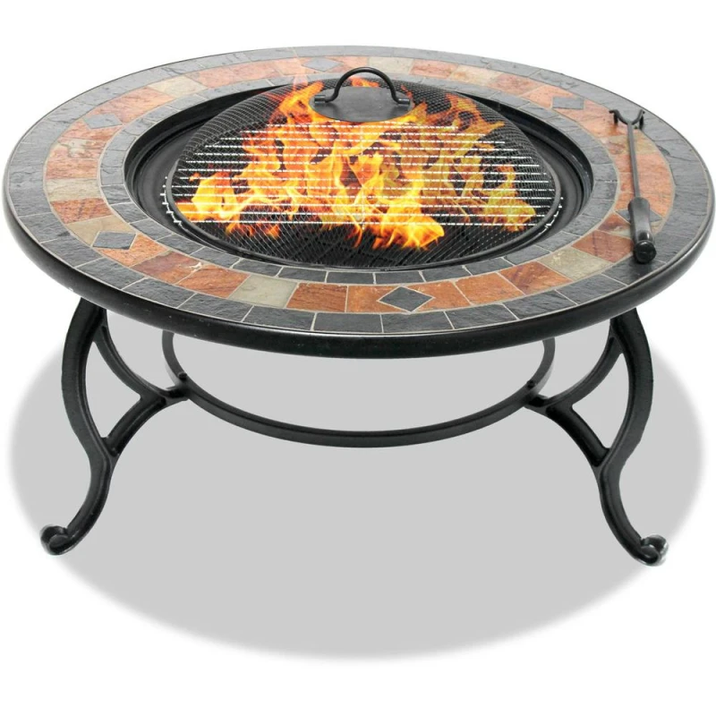 Image of Centurion Supports LANIAKA Garden Heater Fire Pit, Brazier, Coffee Table, BBQ, Ice Bucket Multicolor Unisex