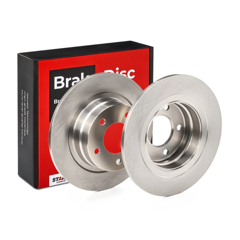 Image of STARK SKBD-0020372 Brake disc Rear Axle, solid, Cast Iron, Uncoated, Untreated, without bolts/screws Cast Iron Brake Disc (82)