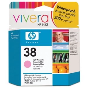 Image of HP 38 Light Magenta Ink Cartridge