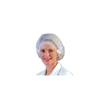 Image of D93110HP White Mob Cap, Pack of 100 - PAL