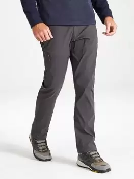 Image of Craghoppers Kiwi Pro II Trousers - Lead, Lead, Size 32, Men