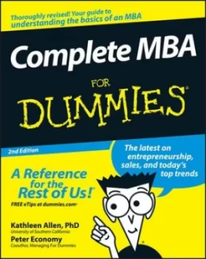 Image of Complete MBA for dummies by Kathleen Allen