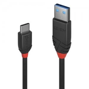 Image of Lindy 36915 USB cable 0.5 m 3.2 Gen 1 (3.1 Gen 1) USB A USB C Black