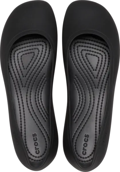 image of Crocs Women Brooklyn Flats Black 5