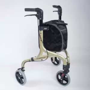 image of NRS Healthcare Freestyle 3 Wheel Rollator - Champagne