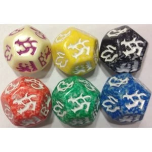 Image of Dragon Dice Ivory Drake Set