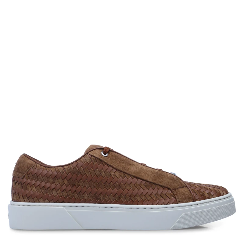 Image of Boss Mens Low-Top Trainers Medium Brown male 6 (40)