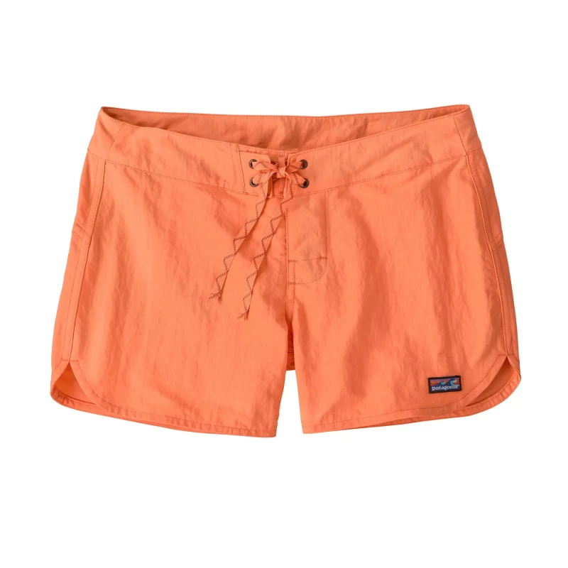 Image of Womens board shorts Patagonia Wavefarer 5 in Orange Female 26