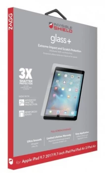 image of Zagg InvisibleShield Apple iPad 9.7 Inch Screen Protector