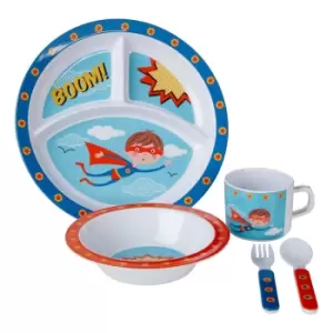 image of 5 Piece Kids Super Dinner Set