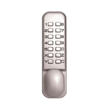Image of Push Button Digital Lock Hold Open SNIB Chrome - Sterling Locks