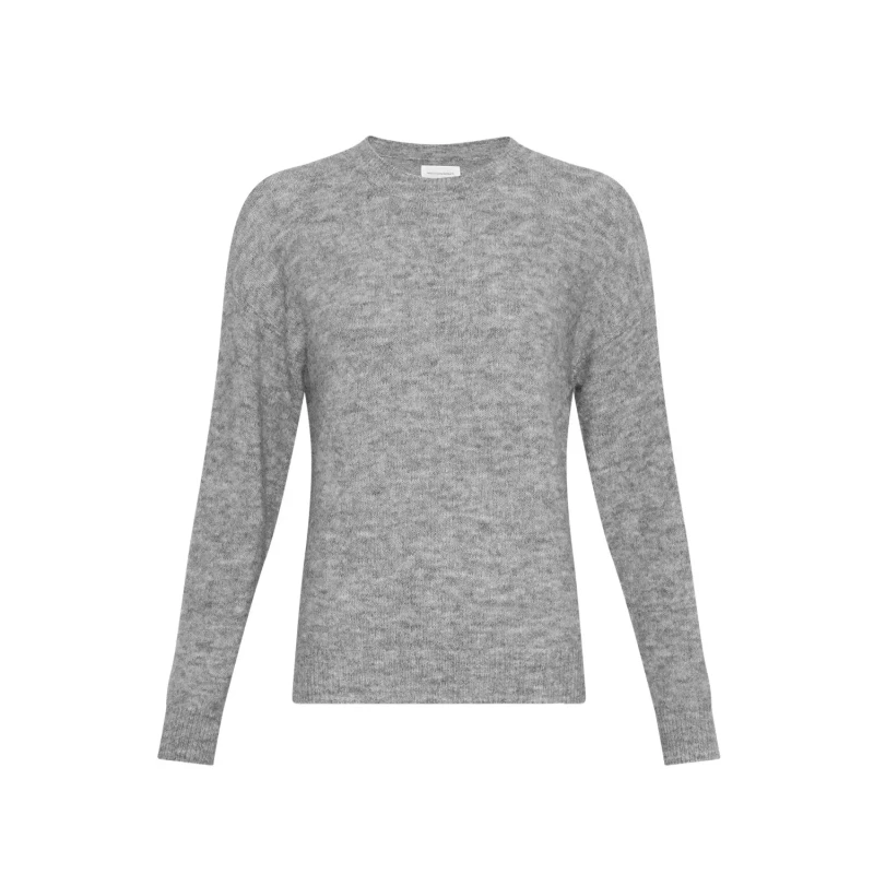Image of moss copenhagen Woman sweater Moss Copenhagen Festina Hope Gris Female 42/44