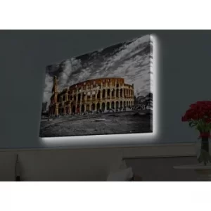 Image of 4570HDACT-097 Multicolor Decorative LED Lighted Canvas Painting