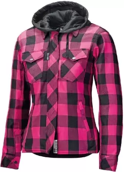 Image of Held Lumberjack II Ladies Motorcycle Textile Jacket, black-pink, Size L for Women, black-pink, Size L for Women