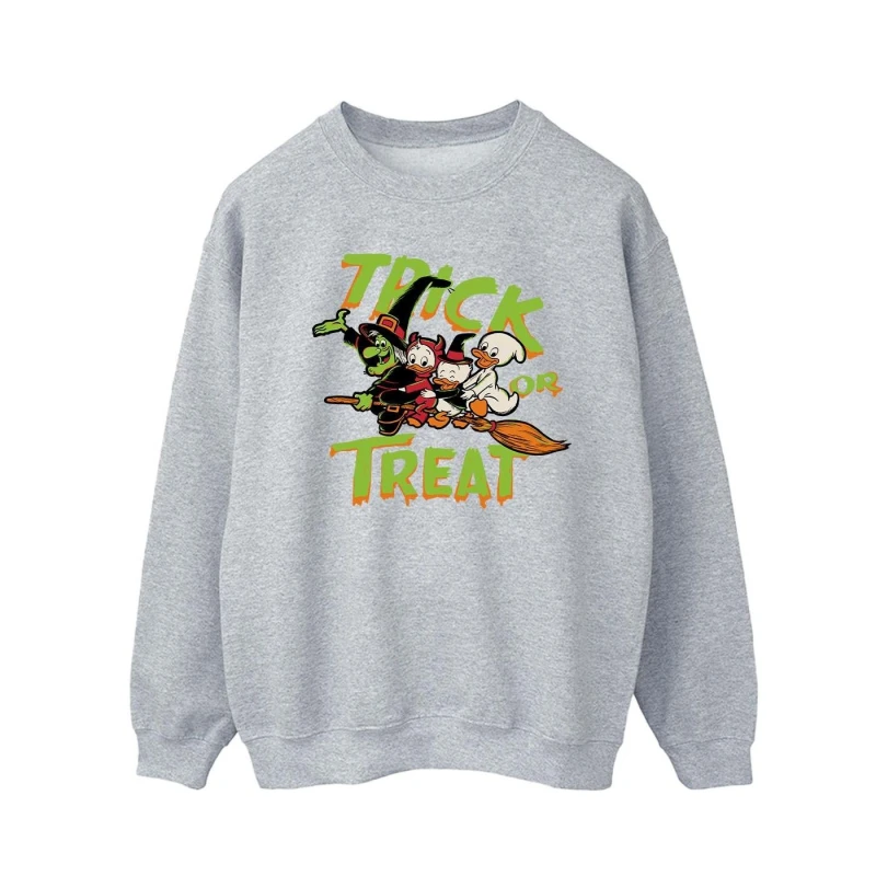 Image of Disney Men Trick Or Treat Sweatshirt in Grey Size: Small Grey S Male 5063376671064