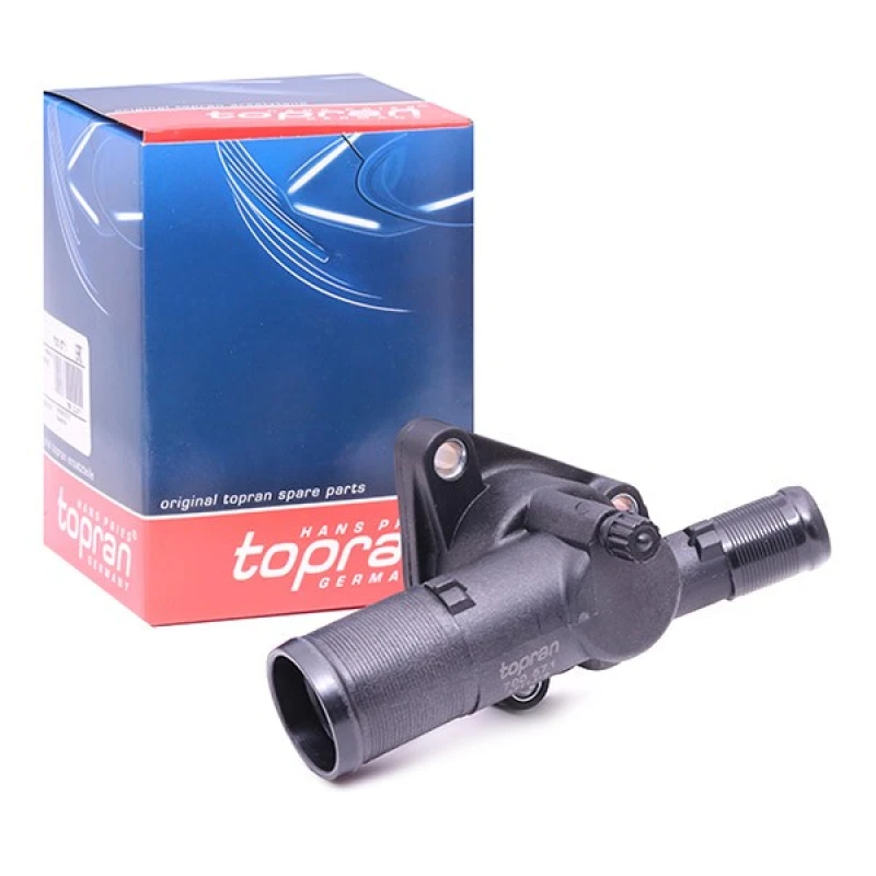 Image of TOPRAN 700 571 Engine thermostat Opening Temperature: 89°C, with gasket/seal, with housing Thermostat,coolant (316)