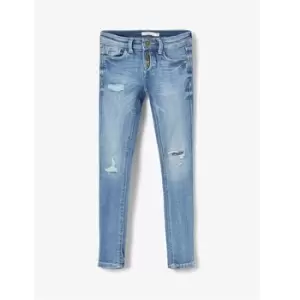 image of Name it NKMPETE boys's Childrens Skinny Jeans in Blue - Sizes 10 years,7 years,10 years,11 years,15 years