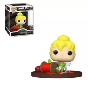 image of Disney Peter Pan Tinker Bell on Spool EXC Deluxe Funko Pop! Vinyl