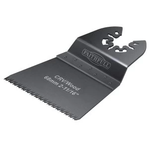 Image of Faithfull Multi-Functional Tool CrV Flush Fast Cut Wood Ground Set 68mm