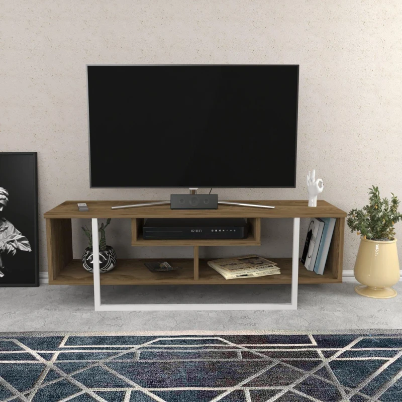 Image of Decorotika Astona TV Stand TV Unit for TVs up to 55" Light Brown