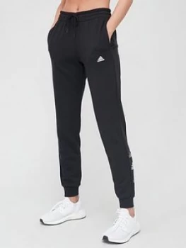 Image of Adidas Stacked Cuffed Pant - Black