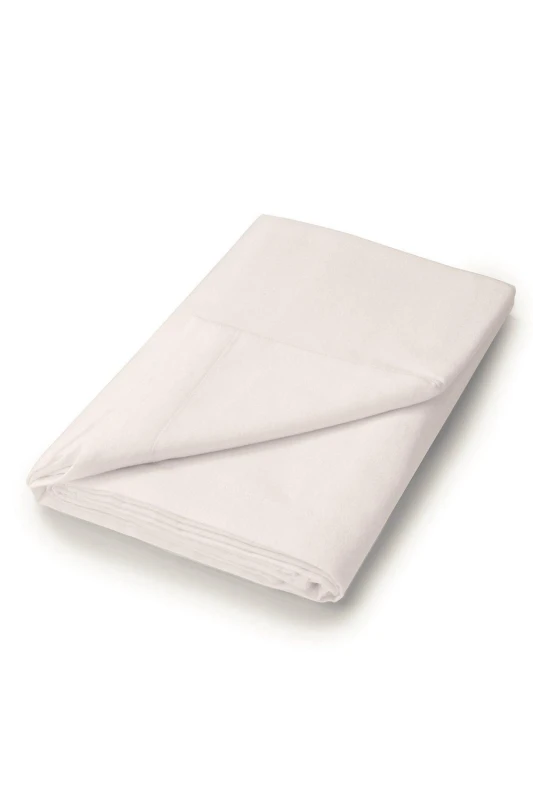 Image of Helena Springfield Helena Springfield 'Hs Brushed Cotton' Flat Sheet in Off White Size: King Flat Off White King Flat Unisex 5016709683050