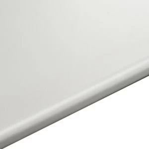 Image of 28mm White Round edge Laminate Worktop L3.05m D600mm