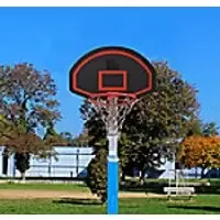 image of Homcom Basketball Hoop Steel For Kids, Adults Black