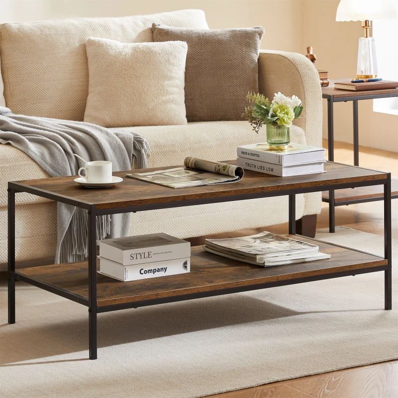 Image of Lassic Vida Designs Brooklyn Coffee Table Dark Wood unisex One Size