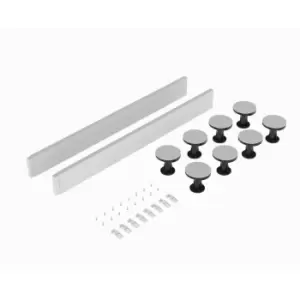 Image of Hudson Reed Leg Set Suitable For 1000 Square & Rectangular Trays - White