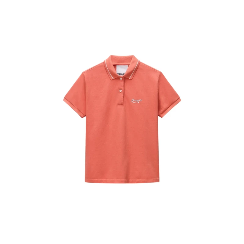 Image of Womens polo shirt Napapijri Orange Female L
