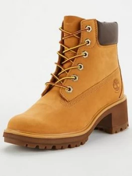 Timberland Kinsley 6" Block Heel Boot - Wheat, Size 7, Women