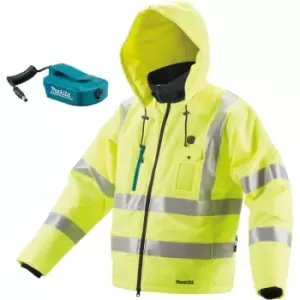 Image of Makita DCJ206Z Hi Viz LXT 14.4v / 18v Cordless Battery Heated Jacket - Medium M