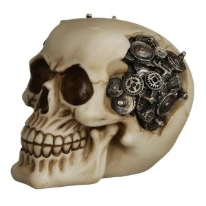 image of Steampunk Style Skull with Cogs and Gears