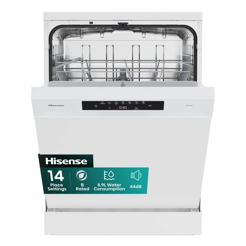 Image of Hisense Hi4 HS642B90W Full Size Freestanding Dishwasher