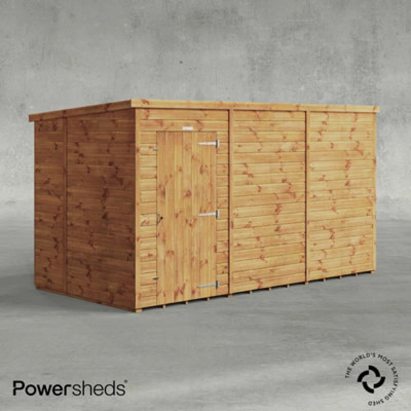 Image of 12X6 Powersheds Overlap Pent No Windows