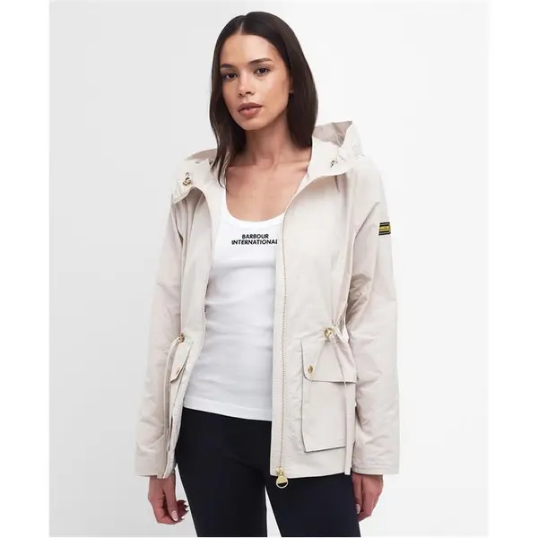 Image of Barbour International Walker Showerproof Jacket - Cream 12
