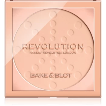 Image of Makeup Revolution Bake & Blot Finishing Powder Shade Lace 5.5 g