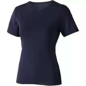 Elevate Womens/Ladies Nanaimo Short Sleeve T-Shirt (XL) (Navy)