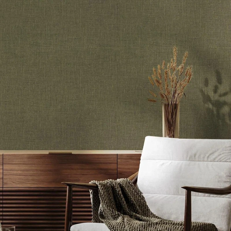 Image of Boutique Boutique Loom Texture Taupe Wallpaper in Bronze Size: 10000mm_x_520mm Bronze 10000mm_x_520mm Unisex 5011583703207