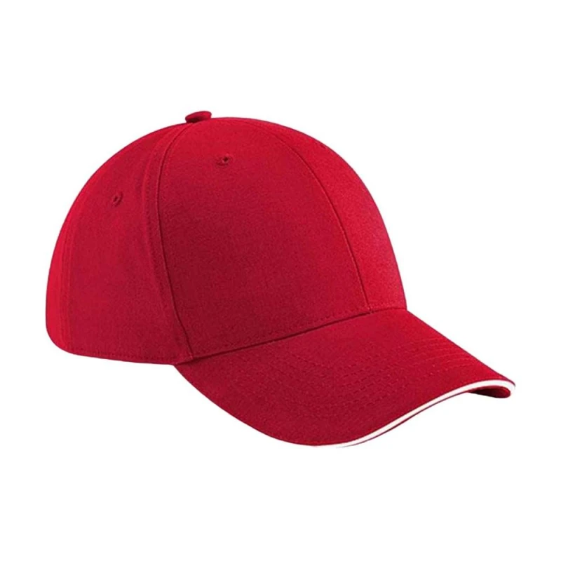 Image of Beechfield Womens Athleisure 6 Panel Baseball Cap in Red Red Female One Size