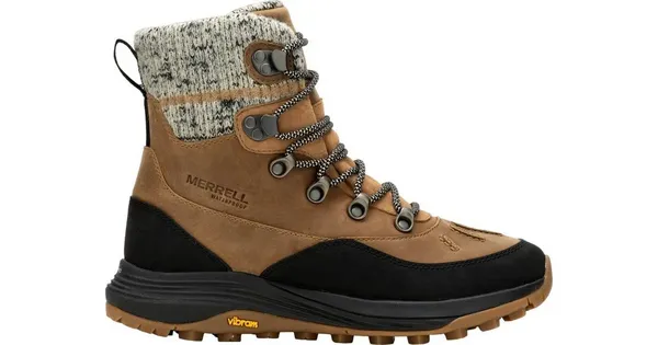 image of Merrell Womens Siren 4 Thermo Mid Zip Waterproof Warm Ankle Boots Brown - UK 6 Brown female PS4027TOB6