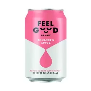 Image of Feel Good Rhubarb and Apple Drink 330ml Pack of 12 7170 VM01777