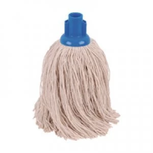 image of 2Work 14oz Twine Rough Socket Mop Blue Pack of 10 PJTB1410I