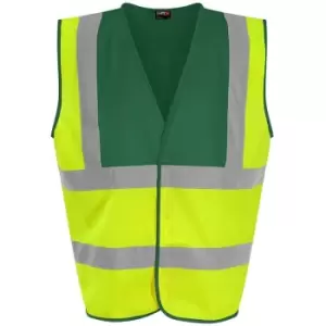 Image of PRO RTX High Visibility Unisex Waistcoat (3XL) (Yellow/Paramedic Green) - Yellow/Paramedic Green