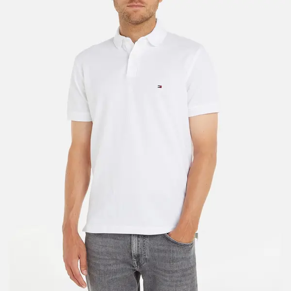 Image of Tommy Hilfiger Mens Core 1985 Regular Polo Shirt - White - S