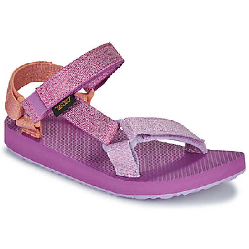 Image of Teva Original Universal Metallic girls's Flat sandals in Pink