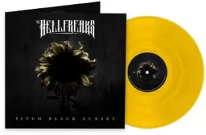 image of The Hellfreaks Pitch Black sunset LP coloured